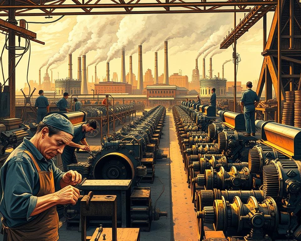 De evolutie van ambachtelijk naar industrieel werk