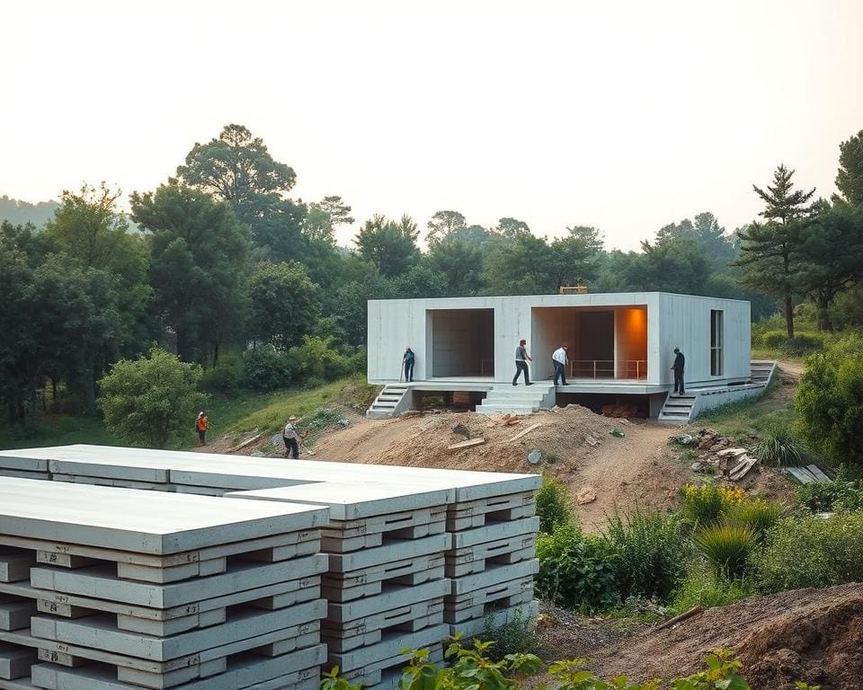 Hoe draagt prefab beton bij aan duurzaam bouwen?