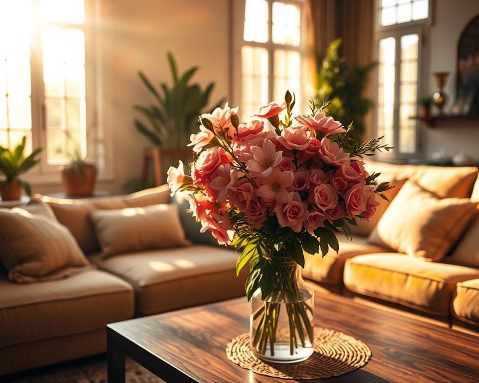 Hoe gebruik je geurige bloemen voor sfeer?