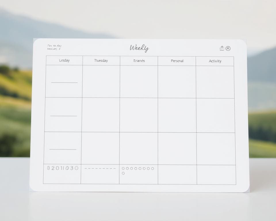 Hoe organiseer je je week voor meer overzicht?