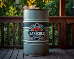 Hoe personaliseer je een bbq barrel met logo en kleur?