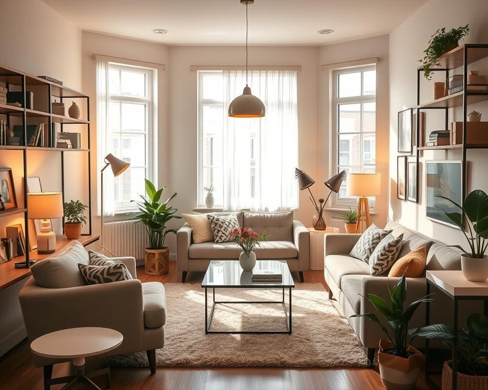 Hoe richt je een kleine woonkamer slim in?