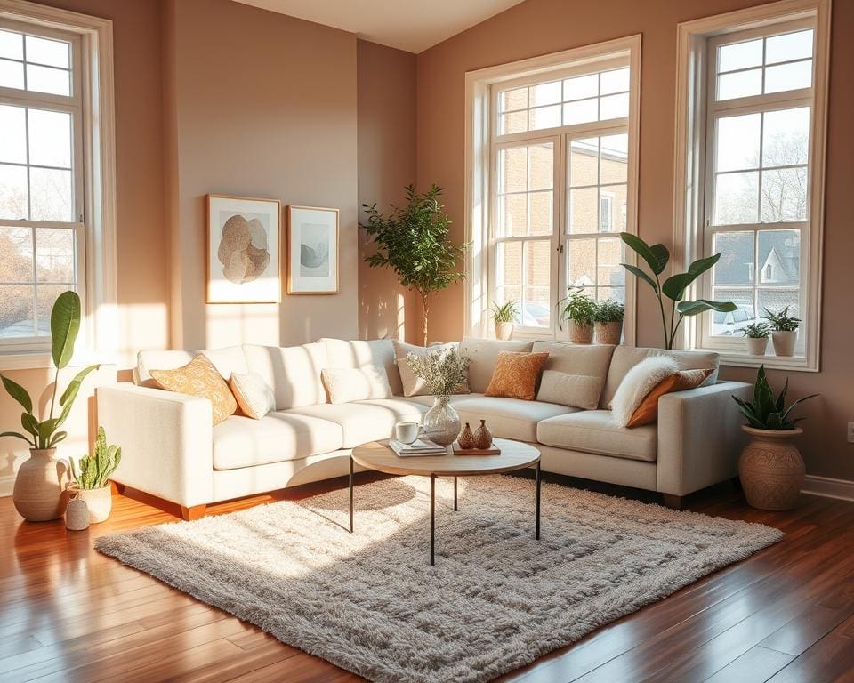 Hoe richt je je woonkamer sfeervol en praktisch in?