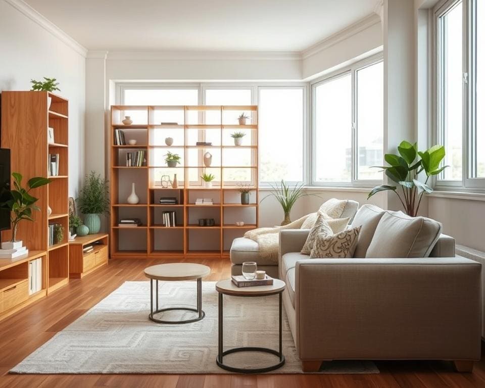 Welke meubels brengen harmonie in kleine ruimtes?