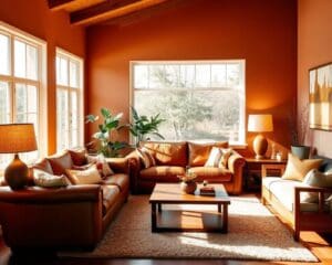 Welke verfkleuren brengen warmte in je woonkamer?