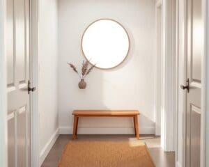 Hoe richt je een hal in met weinig ruimte?