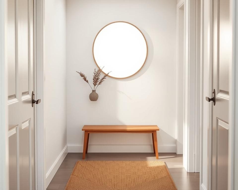 Hoe richt je een hal in met weinig ruimte?