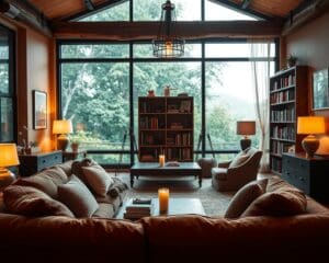 Wat zijn goede ideeën voor een gezellige woonkamer?