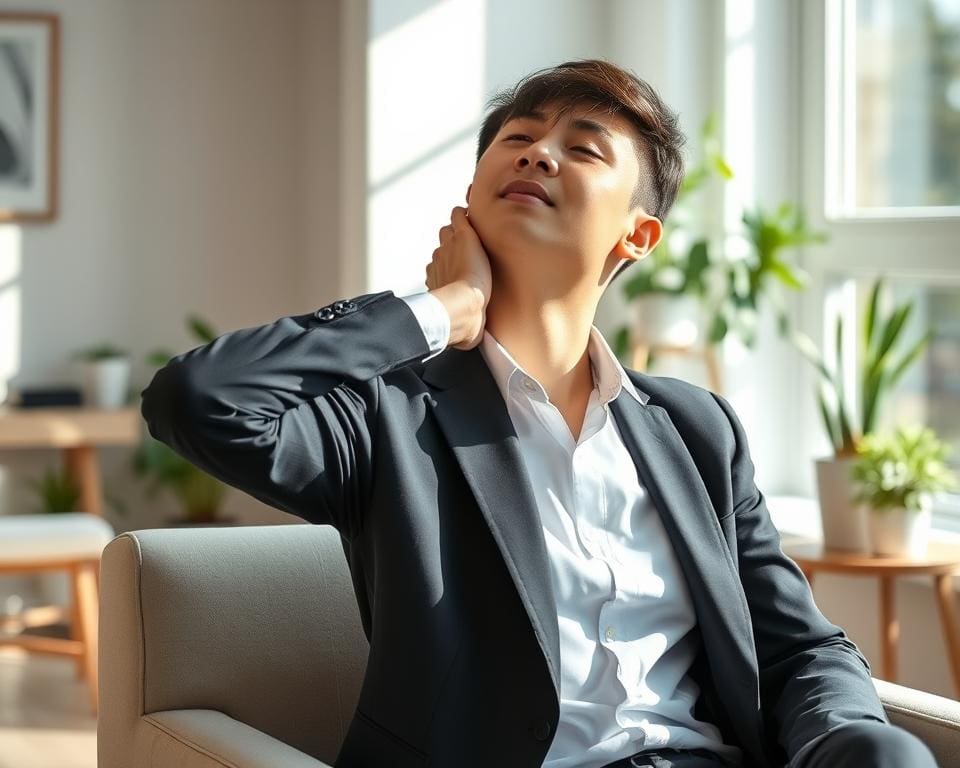 Hoe verminder je spanning in je nek?