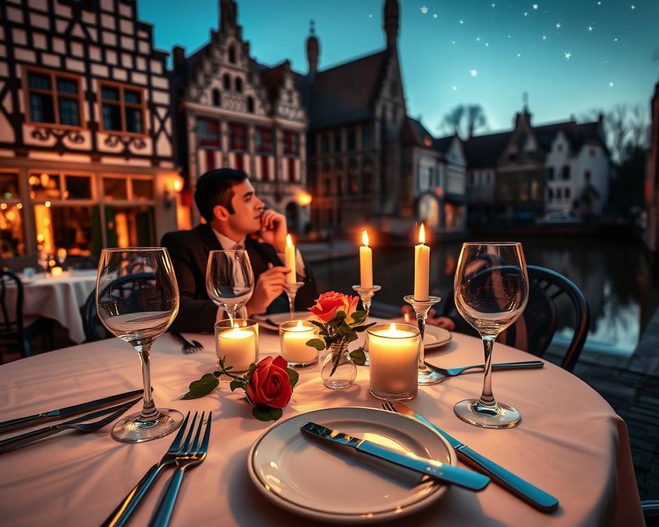 Romantisch dineren in Brugge