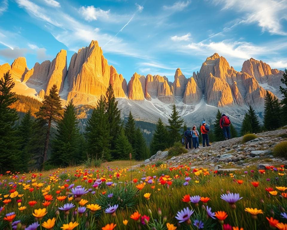 Wat maakt de Dolomieten zo indrukwekkend in de zomer?