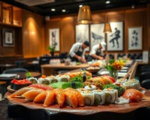 Wat zijn populaire sushi restaurants in Brussel?