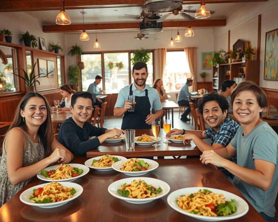 Welke restaurants zijn geschikt voor gezinnen?