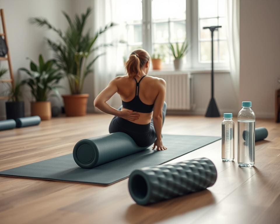 Hoe gebruik je foam rolling voor herstel?