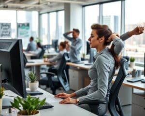 Hoe verbeter je je houding op kantoor?