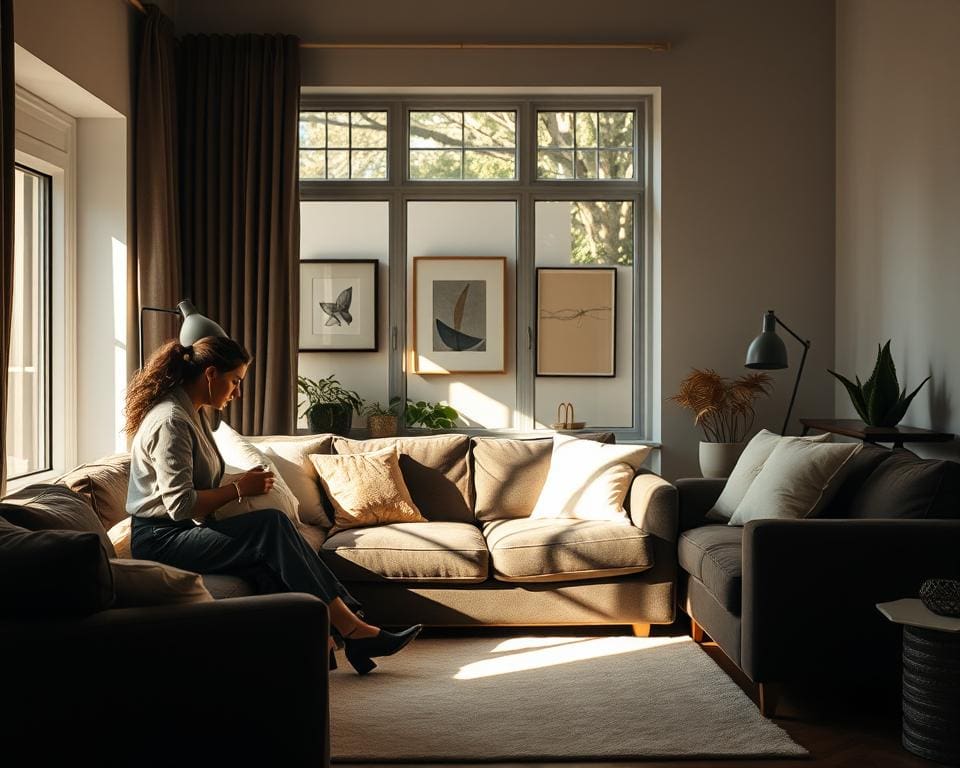 donkere woning lichter maken