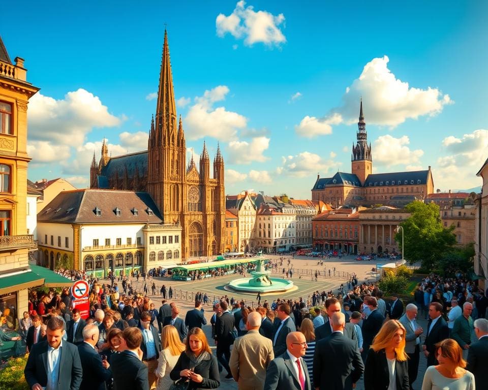 steden met bezienswaardigheden