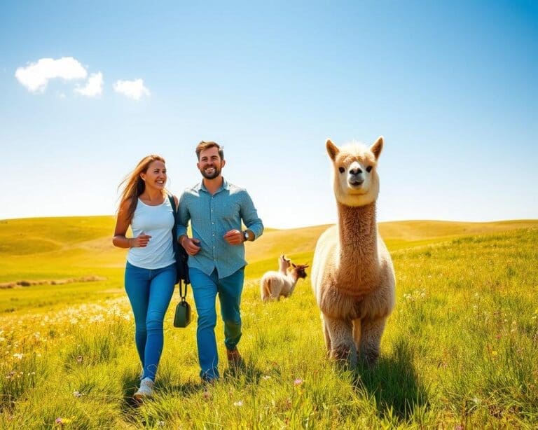 alpaca wandelen