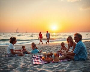 vakantie aan zee