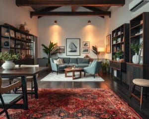 interieur donker hout