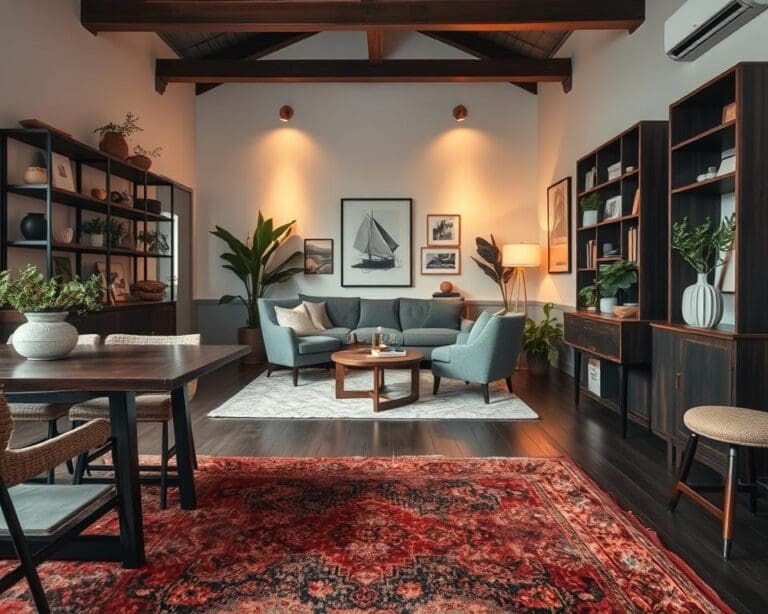 interieur donker hout