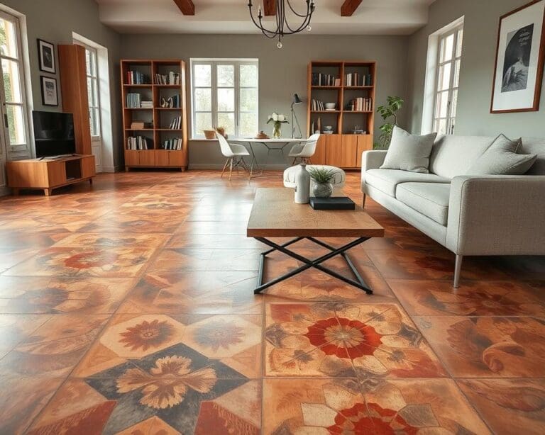 oude tegelvloer interieur