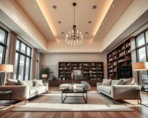 verlichting hoog plafond