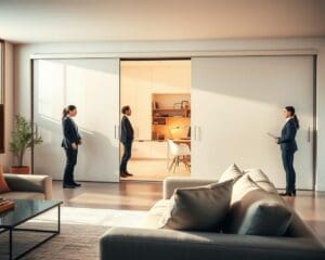 schuifwand interieur